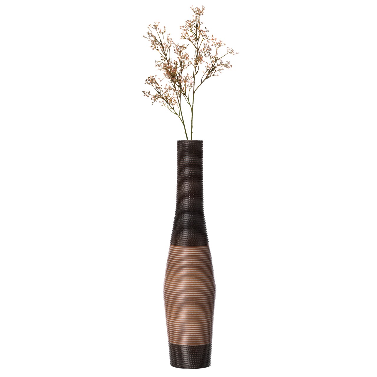 Tall Decorative Unique Floor Vase, Freestanding Designer Modern Floor Vase, floor flower vase, PVC Floor Vase, Large Flower Holder, 41-Inch-Tall Vase